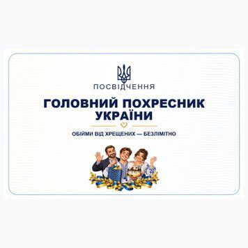 Посвідчення &laquo;Головний похресник україни&raquo; 04031852 фото