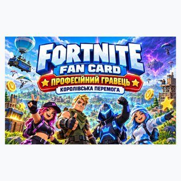 Ігрове посвідчення Fortnite Fan Card 040100 фото