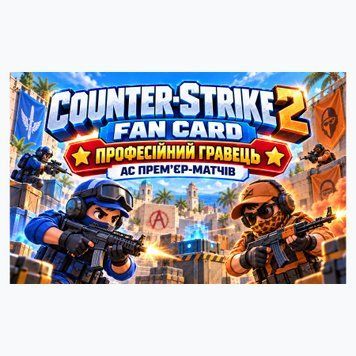 Ігрове посвідчення Counter-Strike 2 040120 фото
