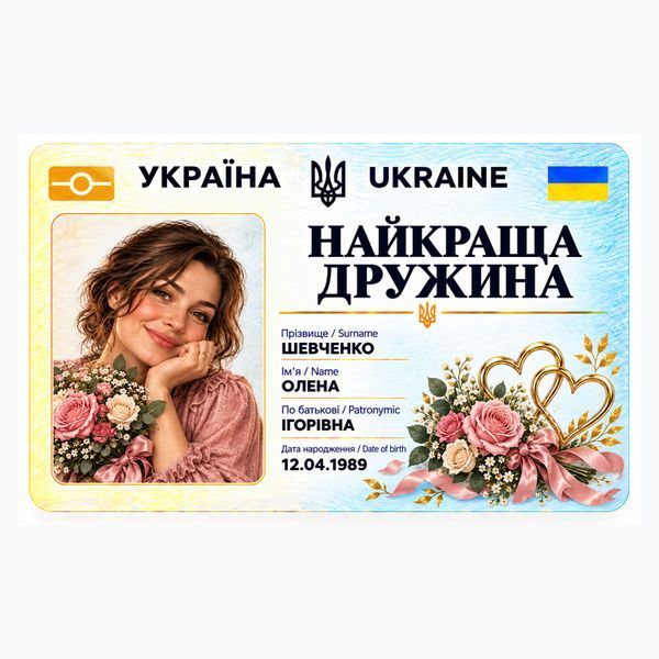 Посвідчення &laquo;Найкраща дружина&raquo; 040230 фото